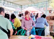 Gerakan Pangan Murah Dishanpangkan Simalungun di Kota Wisata Parapat Diserbu Warga