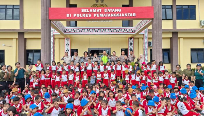 Sat Lantas Polres Pematangsiantar Tanamkan Disiplin Lalu Lintas Sejak Dini