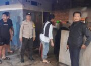Respon Cepat, Polsek Siantar Selatan Cek Laporan Kebakaran di Warkop Jalan Narumonda Atas