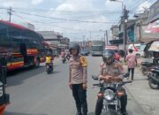 Respons Cepat, Polsek Siantar Utara Urai Kemacetan di Jalan Persatuan