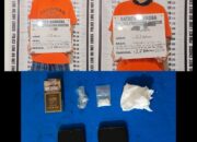 Polres Pematangsiantar Ringkus Dua Pemuda di Teras Rumah, 2 Paket Sabu Seberat 1,76 Gram Diamankan