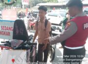 Polisi Siaga di SPBU, Sat Samapta Polres Pematangsiantar Antisipasi Kemacetan dan Gangguan Kamtibmas