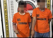 Sat Narkoba Polres Simalungun Ringkus Dua Pria Diduga Pengedar Sabu di Jalan Mangga II, Enam Paket Sabu Disita