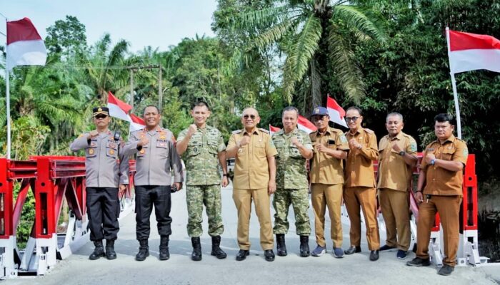 Launching 200 Titik Jembatan Garuda di Simalungun, Bupati Apresiasi Peran TNI AD