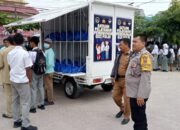 Bhabinkamtibmas Polsek Siantar Timur Monitoring Pendistribusian MBG di SMA Negeri 3 Pematangsiantar
