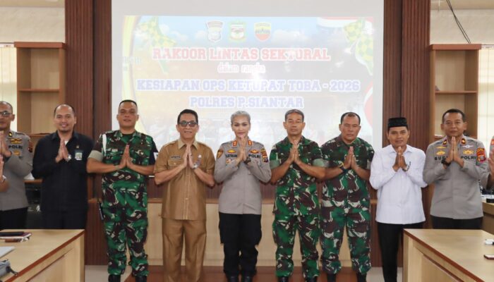 Kapolres Pematangsiantar Pimpin Rakor Lintas Sektoral Persiapan Operasi Ketupat Toba 2026