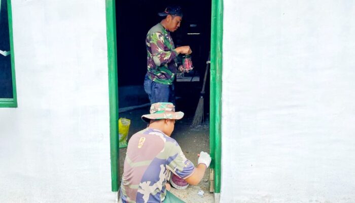 Finishing RTLH TMMD Ke-127, Wujud Kepedulian TNI bagi Warga Simalungun