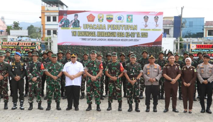 Kapolres Simalungun Hadiri Penutupan TMMD ke-127, Sinergi TNI–Polri dan Pemda Bangun Desa