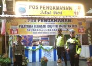 Kasi Propam AKP Henry Palona Bangunan Cek Personel Pos Pam Ops Ketupat Toba 2026 pada Malam Hari