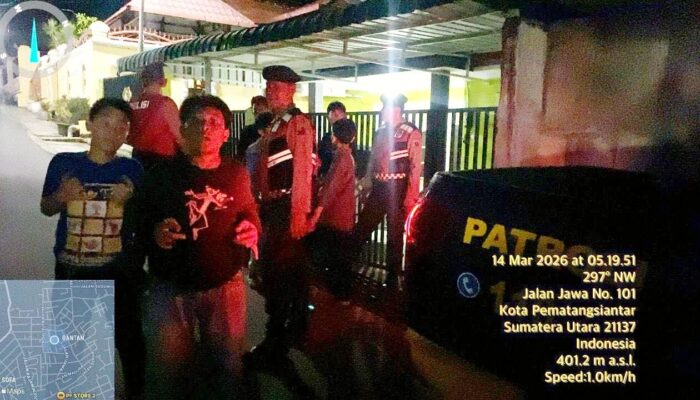 Patroli Asmara Subuh Ditingkatkan, Sat Samapta Polres Pematangsiantar Antisipasi 3C dan Balap Liar