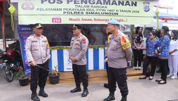 Hari Kelima Operasi Ketupat Toba 2026, Kapolres Simalungun Turun Langsung: Tinjau Pos Pam hingga Naik Ferry di Tiga Ras