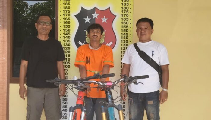 Polsek Perdagangan Ungkap Pencurian Sepeda Gunung Rp 44 Juta, Pelaku Ditangkap Usai Panjat Tembok Rumah Korban