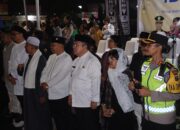 Kapolres Pematangsiantar Bersama Wali Kota dan Forkopimda Lepas Pawai Takbir Keliling Malam Idul Fitri 1447 H