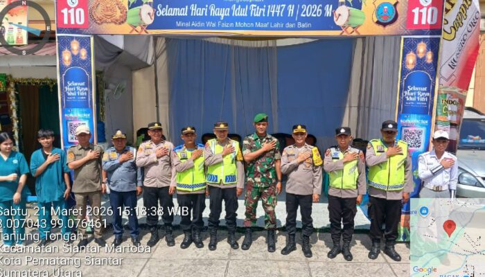 Pamatwil Polres Pematangsiantar Cek Pos Pam 1 Sigagak
