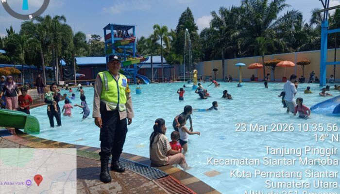 Polsek Siantar Martoba Tingkatkan Patroli Objek Wisata Selama Libur Lebaran 1447 H