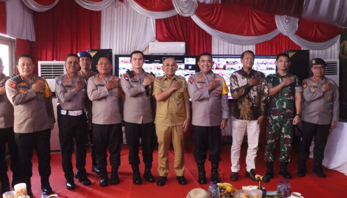 Dari Tepian Danau Toba, Kapolda Sumut Ikuti Koordinasi Nasional Bersama Kapolri, Kapolres Simalungun Dampingi Penguatan Arus Balik Operasi Ketupat 2026