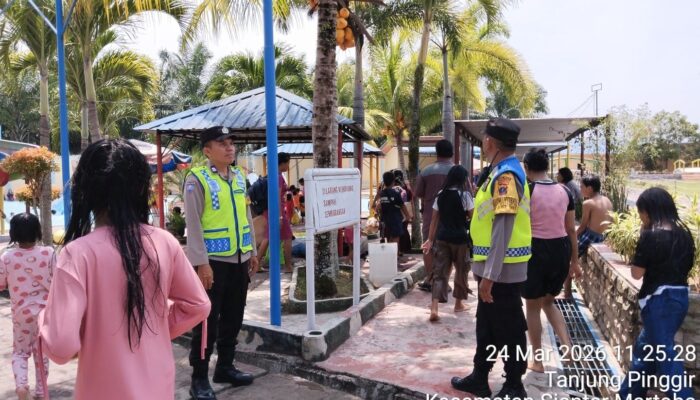 Berikan Rasa Aman, Polsek Siantar Martoba Hadir di Objek Wisata