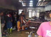 Polres Pematangsiantar Respon Cepat Tangani Kebakaran, Empat Rumah Warga Hangus Dilalap Api