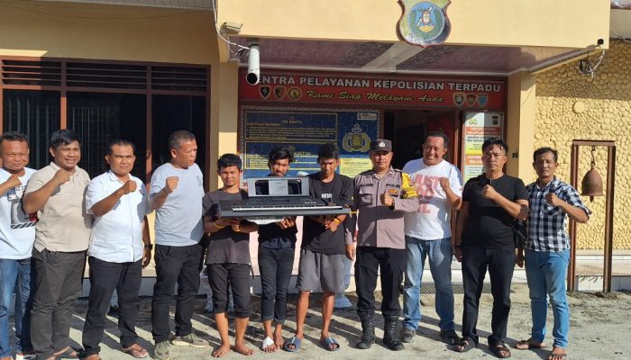 Polsek Bangun Ungkap Kasus Pencurian Rumah, Tiga Pelaku Ditangkap