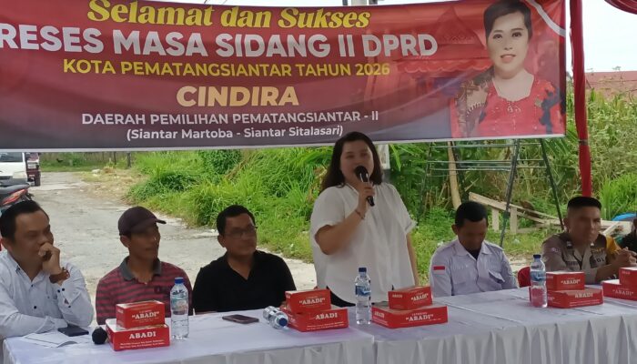 Serap Aspirasi Warga, Cindira Gelar Reses Masa Sidang II DPRD Kota Pematangsiantar