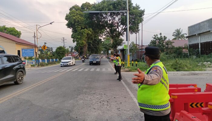 Arus Balik Lebaran 2026 Mulai Padati Pematangsiantar, Sistem One Way Diterapkan