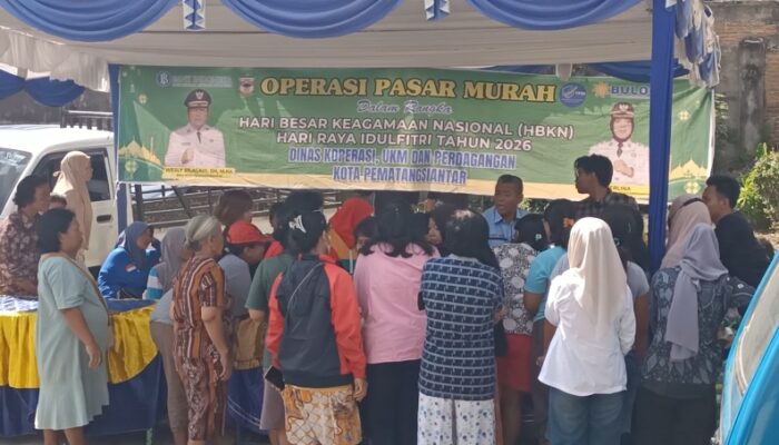 Jelang Lebaran, Pasar Murah Pemko Pematangsiantar Jadi Harapan Warga Dapatkan Sembako Murah
