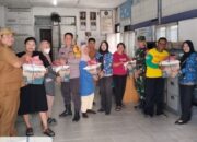 Polsek Siantar Martoba Hadiri Penyaluran Sembako untuk Petugas Kebersihan di Tambun Nabolon