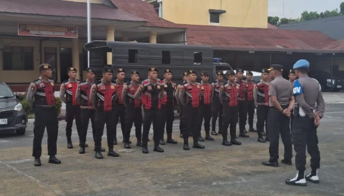 Polres Pematangsiantar Berangkatkan Personel BKO Dit Samapta Polda Sumut Usai Operasi Ketupat Toba 2026