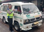 Sat Lantas Polres Pematangsiantar Gencarkan Sosialisasi, Ajak Pengemudi Jadi Pelopor Tertib Lalu Lintas