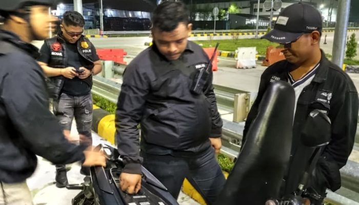 Patroli Hingga Subuh, Polres Pematangsiantar Amankan Delapan Sepeda Motor Knalpot Brong