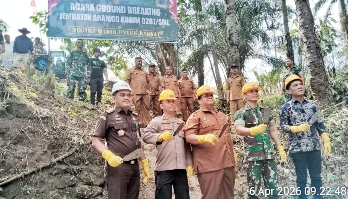 Groundbreaking Jembatan di Nagori Bosar Galugur, Dorong Akses dan Perekonomian Warga