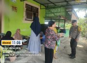 Bhabinkamtibmas Polsek Siantar Martoba Dampingi Distribusi MBG kepada Balita dan Ibu Hamil