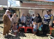 Polisi Monitoring Distribusi Makanan Bergizi Gratis di Kelurahan Bantan