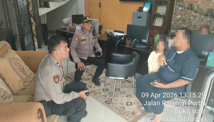 Polres Pematangsiantar Tindaklanjuti Laporan Dugaan Pengancaman, Polisi Lakukan Pengecekan ke TKP