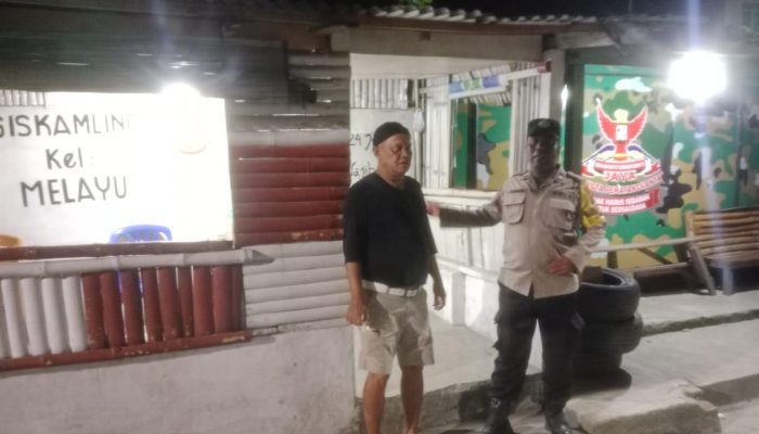 Polisi Turun ke Pos Kamling, SALING Jadi Jurus Polsek Siantar Utara Cegah Kejahatan