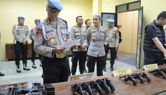 Divpropam Mabes Polri Sidak Senpi di Polres Pematangsiantar, Pemeriksaan Dilakukan Ketat