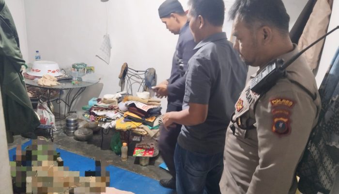 Polsek Siantar Martoba Cek TKP Temuan Mayat di Rumah Jalan Rindam III