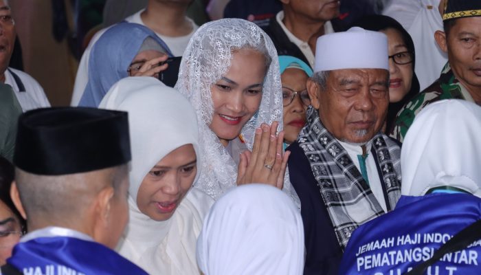 Kapolres Pematangsiantar Hadiri Pemberangkatan Jemaah Calon Haji 1447 H/2026 M