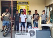 Polsek Bandar Huluan Bekuk Tiga Pelaku Curat dalam Semalam, Kerugian Korban Capai Rp14,5 Juta