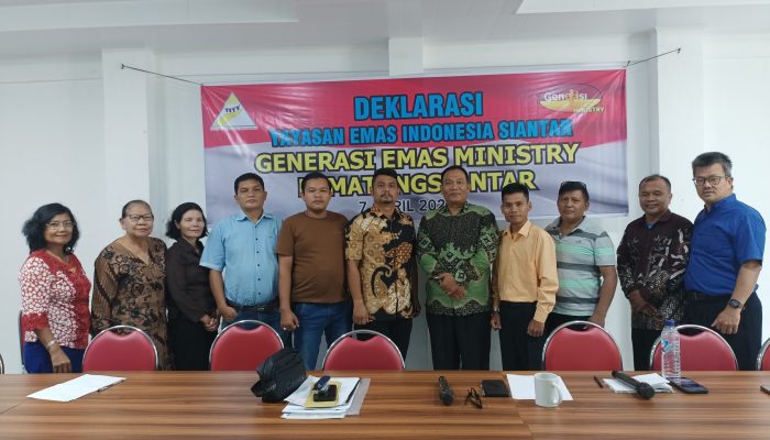 Deklarasi Generasi Emas Ministry Pematangsiantar, Siap Berdampak bagi Masyarakat