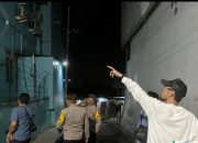 Polsek Siantar Selatan Cek TKP Pencurian Outdoor AC Hotel di Jalan Diponegoro