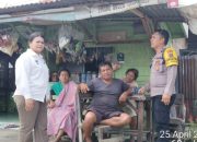 Bhabinkamtibmas Polsek Siantar Utara Sambangi Warga di Jalan Merbau, Sampaikan Pesan Kamtibmas