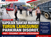 Kapolsek Siantar Marihat Turun Langsung! Parkiran Disorot, Parit Tersumbat Sampah Dibersihkan