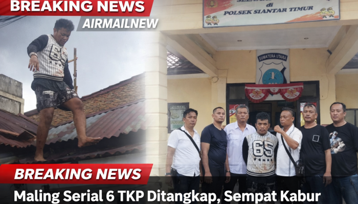 Maling Serial Beraksi di 6 TKP, Kabur Lewat Atap Seng hingga Akhirnya Ditangkap Polisi