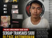 Polres Simalungun Ungkap Transaksi Sabu di Kafe Hatonduhan, Satu Tersangka Ditangkap