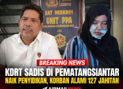 KDRT Sadis di Pematangsiantar Naik Penyidikan, Korban Alami 127 Jahitan