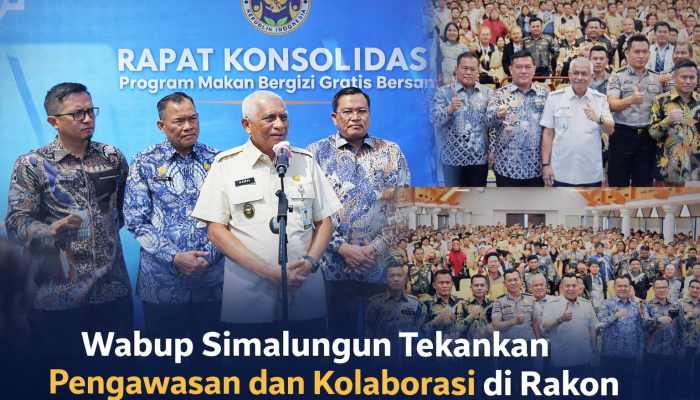 Wabup Simalungun Tekankan Pengawasan dan Kolaborasi di Rakon Program Makan Bergizi Gratis