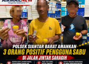 Digerebek Polisi, 3 Orang Pesta Sabu di Siantar Barat, Hasil Tes Urine Positif!