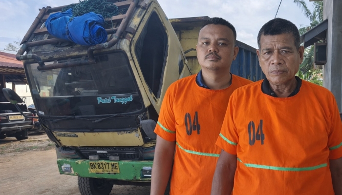 Polsek Perdagangan Bongkar Penggelapan Dump Truck Rp 200 Juta, Tersangka dan Barang Bukti Diamankan