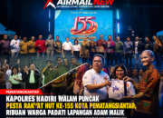 Kapolres Hadiri Malam Puncak Pesta Rakyat HUT ke-155 Kota Pematangsiantar, Ribuan Warga Padati Lapangan Adam Malik